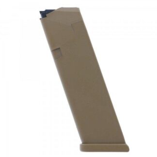 Glock Gen5 Factory Magazine G17 G17L G19 G19X G26 G34 9mm Luger - Coyote 17/rd