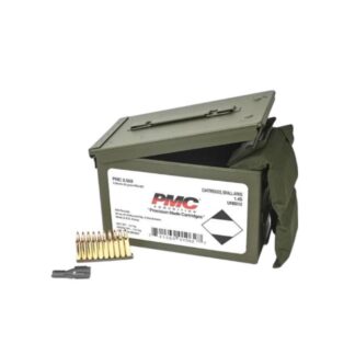PMC Rifle Ammunition 5.56X45 NATO 55 gr FMJ 3120 fps 1680/ct (2-840ct cans)