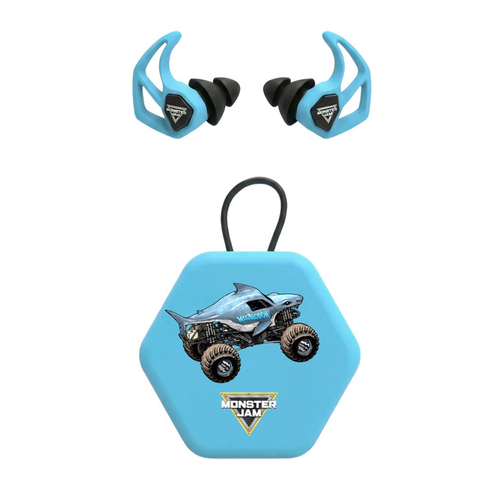 Axil Monster Jam X30i Ear Plugs 15dB or 19dB Megalodon Blue