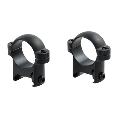 ZEE RINGS 1'' MEDIUM STEEL RINGS MATTE BLACK
