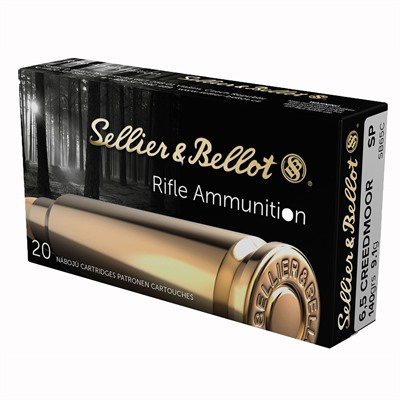 6.5 CREEDMOOR 140GR SEMI-JACKETED SP 20/BOX