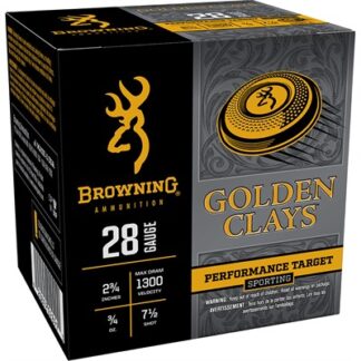 GOLDEN CLAYS 28 GAUGE 2-3/4'' 3/ OZ #7.5 SHOT 25/BOX