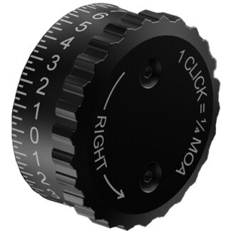 KNOB SYNERGY ADVANCED EXPOSED WINDAGE KNOB BLACK