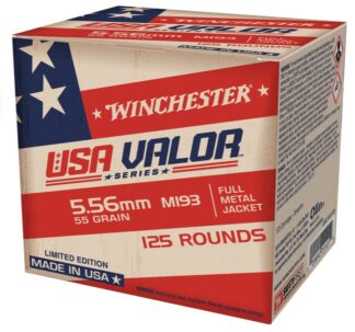 USA Valor 5.56 M193 55gr FMJ 125/Bx