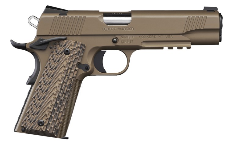 Desert Warrior 45ACP 5" NS Rail Dsrt Tan 7rd