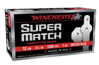 Winchester Super Match 12 Gauge 2 3/4 in 1 oz Rifled Slug, 10 Rounds