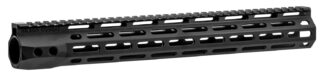 Wilson Combat TRMLOK15 M-LOK Rail 15 in AR-15 Black Hardcoat Anodized Aluminum