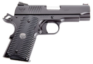 Wilson Combat ACPCP45 ACP Compact SAO 45 ACP 4" 7+1 Black Armor-Tuff Carbon Steel Black G10 Eagle Claw Grip