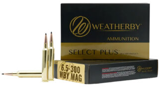 Weatherby R653156EH Select Plus 6.5x300WthbyMag 156gr Berger Extreme Outer Limits Elite 20 Per Box/10 Case