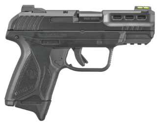 Ruger 3839 Security-380 380 ACP 10+1/15+1 3.42" Black Oxide Barrel, Black Serrated Steel Slide, Black Polymer Frame w/Accessory Rail, Black Polymer Grips