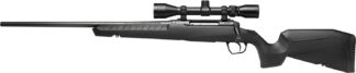 Savage Arms 32012 Axis XP Combo 223 Rem 4+1 22" Matte Black Button Rifled Barrel, Matte Black Drilled & Tapped Carbon Steel Receiver, Fixed Sporter Black Synthetic Stock, Weaver 3-9x40mm, Left Hand