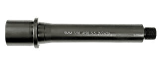 Lead & Steel Llc LS9MM5.5-28 AR9  9mm Straight Profile Black Nitride Chrome Moly Vanadium