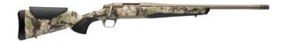 Browning 036139229 X-Bolt 2 Speed SPR Full Size 300 Win Mag 3+1 22" Smoked Bronze Cerakote Fluted Threaded Barrel, Smoked Bronze Cerakote Steel Drilled & Tapped Receiver, Kryptek Obskura Transitional