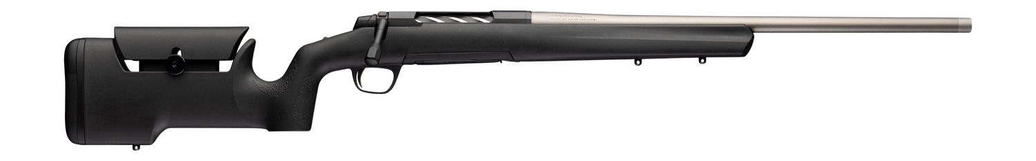 Browning 036140218 X-Bolt 2 Special Max LR SPR Full Size 308 Win 4+1 18" Matte Black Heavy Sporter Threaded Barrel, Matte Black Steel Drilled & Tapped Receiver, Black Adjustable Max Synthetic Stock, R