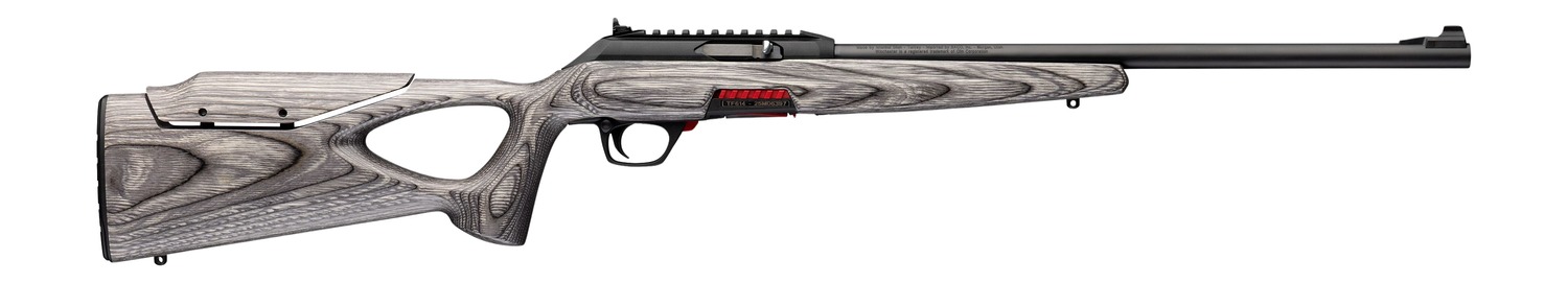Winchester Repeating Arms 521171102 Wildcat 22 LR 10+1 16.50" Matte Blued Button-Rifled Barrel, Black Composite Receiver w/Picatinny Rail, Gray Thumbhole w/Adjustable Comb Laminate Stock, Ambidextrou