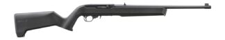 Ruger 32021 10/22 22 LR 10+1 18.50" Satin Black Alloy Steel Threaded Barrel, Drilled & Tapped Receiver, Black Magpul MOE X-22 w/M-LOK Textured Synthetic Stock