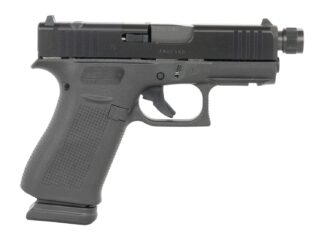 Glock UX4350203FRMOSTB G43X MOS Slim Sub-Compact 9mm Luger 15+1 3.41" Black Threaded Barrel, Steel Optic Ready/Serrated Slide, Polymer Frame w/Accessory Rail, Ambidextrous