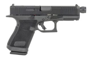 Glock P61950201TB G19 Gen6 9mm Luger 10+1 4.02" Threaded Barrel, Steel Optic Ready/Serrated Slide, Polymer Frame w/Accessory Rail, Interchangeable Backstrap Grip, Ambidextrous