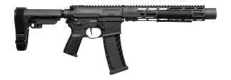 CMMG 94A68CD-AB Zeroed Banshee Mk4 9mm Luger 33+1 6.50" Black Nitride Threaded Barrel, Black Armor Cerakote Aluminum Receiver w/Picatinny Rail, M-LOK Handguard, Black Polymer CMMG RipBrace, CMMG Zeroe