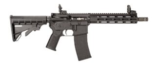 Tippmann Arms A101174 M4-22 Elite SBR 22 LR 25+1 11" Black Parkerized Threaded Barrel, Matte Black Aluminum Receiver w/Picatinny Rail, M-LOK Handguard, Adjustable Black Polymer Stock, Black Gen2 Grip