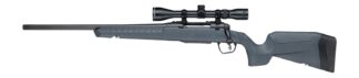 Savage Arms 33198 Axis 2 XP 243 Win 4+1 20" Matte Black Carbon Steel Threaded Barrel & Drilled & Tapped Receiver, Gray Synthetic Fixed w/Pistol Grip Stock, 3-9x40mm Duplex Scope, Left Hand