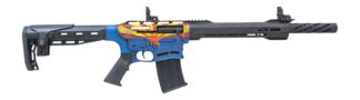 Citadel CBOSS2512-AZ Boss25  12 Gauge 3" 5+1 18.75" Threaded Barrel, Arizona Flag Steel Receiver w/Picatinny Rail, Adj Comb Synthetic Butt Stock, Picatinny Rail Forend, Polymer Grip