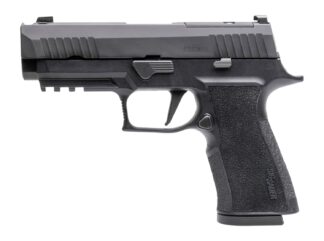 Sig Sauer 320XCA10COMP10 P320 XTen Carry Comp 10mm Auto 10+1 3.80" Black Nitron Optic Ready/Single Port Integrated Expansion Slide, Black Stainless Steel Frame w/Picatinny Rail, XSeries Carry Length M