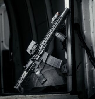 CNC Firearms CNCDDPDW300 Daniel Defense PPW Regulator 300 BO 30+1 7" Threaded Barrel, Black Aluminum Receiver w/Picatinny Rail, M-LOK Handguard, Maxim Defense CQB Gen 7 Black Polymer Buttstock, Black