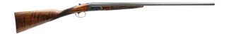 Dickinson LLC  Estate Break Open 2.75" 2rd 28" Side By Side Barrel, True Bone-Charcoal Case Hardening Receiver, Turkish Walnut Stock