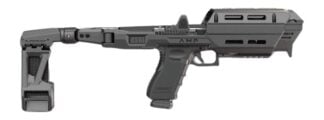 FAB Defense FX-AMPSL-10A1B-BP Conversion Kit with Brace for GLK17/19 Receivers, Black