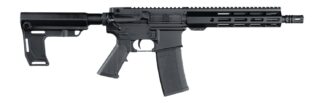 Andro Corp Industries 556105HBMPS ACI-15 Halo 5.56 NATO 30+1 10.50" Threaded Barrel, Black Anodized Aluminum Receiver w/Picatinny Rail, M-LOK Handguard, Black Polymer MPS, A2 Grip