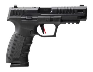 MAC 15000602 RA-9 Defense S 9mm Luger 17+1 4.75" QPQ Tenifer Cerakote Steel Lightening Cut/Optic Ready Slide, Tenifer QPQ Polymer Frame w/Picatinny Rail, Polymer Grip, RMR Footprint, Ambidextrous