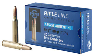 PPU PP7AS Metric Rifle  7.65x53mmArgentine 180gr Soft Point Boat Tail 20 Per Box/10 Case