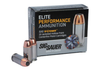 V-CROWN 9MMLUGER 124GR JHP 20RDS/BOX