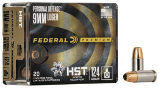 Prem HST Personal Defense 9mm 124gr JHP