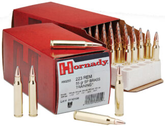 Hornady Custom .223 Rem 55 gr Spire Point Soft Point Ammo, 50 Rounds/Box