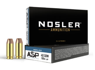 Nosler ASP .40 S&W 150 Grain JHP Ammunition, 50 Rounds Per Box