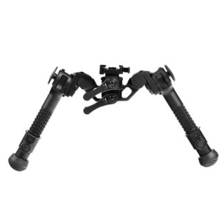 Leapers UTG Goliath Bipod 6-8 in Center Height with Picatinny Base, Matte Black Anodized