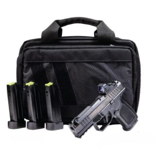 Rost Martin RM1S Comp Handgun Bundle 9mm Luger 15(4)rd Magazines 3.6" Barrel Black Viridian Red Dot Pistol