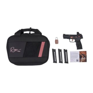 Sig Sauer P322 Rose Romeo RS Handgun .22 LR 20rd Magazines (3) 4" Barrel Black with Rose Savior Gun Bag
