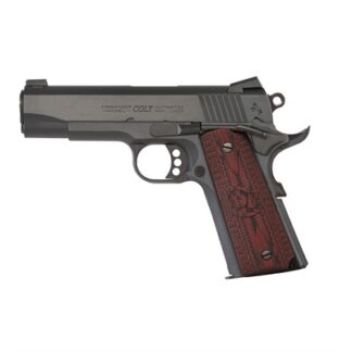 Colt Combat Commander 9mm 4.25 in Barrel, Fixed Novak White Dot Sights, Serrated Slide